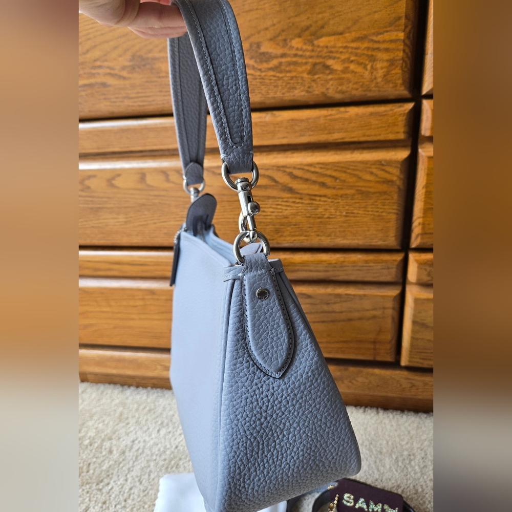Coach Cary Crossbody Grey Blue - Picture 4 of 8